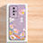 Coque Silicone Fleurs Souple Couleur Unie Etui Housse pour Xiaomi Redmi K60 5G Violet Clair