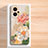 Coque Silicone Fleurs Souple Couleur Unie Etui Housse pour Xiaomi Redmi Note 11T Pro 5G Petit