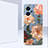 Coque Silicone Fleurs Souple Couleur Unie Etui Housse pour Xiaomi Redmi Note 11T Pro 5G Petit