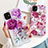 Coque Silicone Fleurs Souple Couleur Unie Etui Housse S01 pour Apple iPhone 11 Petit