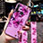 Coque Silicone Fleurs Souple Couleur Unie Etui Housse S01 pour Huawei Nova 5i Petit