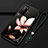 Coque Silicone Fleurs Souple Couleur Unie Etui Housse S01 pour Huawei P40 Marron