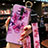 Coque Silicone Fleurs Souple Couleur Unie Etui Housse S01 pour Oppo A11 Petit