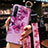 Coque Silicone Fleurs Souple Couleur Unie Etui Housse S01 pour Oppo F15 Petit