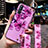 Coque Silicone Fleurs Souple Couleur Unie Etui Housse S01 pour Oppo Find X2 Neo Petit