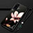 Coque Silicone Fleurs Souple Couleur Unie Etui Housse S01 pour Vivo X50 Pro 5G Marron