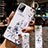 Coque Silicone Fleurs Souple Couleur Unie Etui Housse S02 pour Vivo V20 Pro 5G Blanc