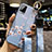 Coque Silicone Fleurs Souple Couleur Unie Etui Housse S02 pour Vivo V20 Pro 5G Bleu Clair