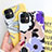 Coque Silicone Fleurs Souple Couleur Unie Etui Housse S03 pour Apple iPhone 11 Petit