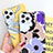 Coque Silicone Fleurs Souple Couleur Unie Etui Housse S03 pour Apple iPhone 11 Pro Petit