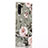 Coque Silicone Fleurs Souple Couleur Unie Etui Housse S03 pour Samsung Galaxy Note 10 5G Gris