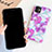 Coque Silicone Fleurs Souple Couleur Unie Etui Housse S04 pour Apple iPhone 11 Petit