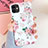 Coque Silicone Fleurs Souple Couleur Unie Etui Housse S04 pour Apple iPhone 11 Petit