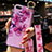 Coque Silicone Fleurs Souple Couleur Unie Etui Housse S04 pour Oppo K1 Petit