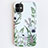 Coque Silicone Fleurs Souple Couleur Unie Etui Housse S05 pour Apple iPhone 11 Petit