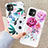 Coque Silicone Fleurs Souple Couleur Unie Etui Housse S06 pour Apple iPhone 11 Petit