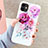 Coque Silicone Fleurs Souple Couleur Unie Etui Housse S06 pour Apple iPhone 11 Petit