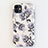 Coque Silicone Fleurs Souple Couleur Unie Etui Housse S07 pour Apple iPhone 11 Petit