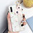 Coque Silicone Fleurs Souple Couleur Unie Etui Housse S07 pour Huawei P30 Petit