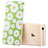 Coque Silicone Fleurs Souple Couleur Unie pour Apple iPhone 6 Plus Vert Petit