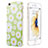 Coque Silicone Fleurs Souple Couleur Unie pour Apple iPhone 6 Vert