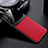 Coque Silicone Gel Motif Cuir Housse Etui avec Magnetique FL1 pour Samsung Galaxy A13 5G Rouge