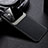 Coque Silicone Gel Motif Cuir Housse Etui avec Magnetique FL1 pour Samsung Galaxy A32 4G Noir
