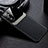 Coque Silicone Gel Motif Cuir Housse Etui avec Magnetique FL1 pour Samsung Galaxy M23 5G Noir
