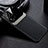 Coque Silicone Gel Motif Cuir Housse Etui avec Magnetique FL1 pour Samsung Galaxy M53 5G Noir