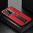 Coque Silicone Gel Motif Cuir Housse Etui avec Magnetique FL1 pour Samsung Galaxy S20 Ultra 5G Rouge