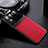 Coque Silicone Gel Motif Cuir Housse Etui avec Magnetique S01 pour Xiaomi Mi 11 Ultra 5G Rouge