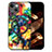 Coque Silicone Gel Motif Cuir Housse Etui avec Magnetique S01D pour Apple iPhone 13 Mixte