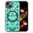 Coque Silicone Gel Motif Cuir Housse Etui avec Magnetique S01D pour Apple iPhone 13 Petit