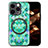 Coque Silicone Gel Motif Cuir Housse Etui avec Magnetique S01D pour Apple iPhone 14 Pro Max Petit