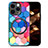 Coque Silicone Gel Motif Cuir Housse Etui avec Magnetique S01D pour Apple iPhone 14 Pro Max Petit