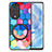 Coque Silicone Gel Motif Cuir Housse Etui avec Magnetique S01D pour Huawei Honor 80 5G Colorful