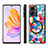 Coque Silicone Gel Motif Cuir Housse Etui avec Magnetique S01D pour Huawei Honor 80 SE 5G Petit