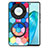 Coque Silicone Gel Motif Cuir Housse Etui avec Magnetique S01D pour Huawei Honor X9a 5G Colorful