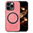 Coque Silicone Gel Motif Cuir Housse Etui avec Magnetique S02D pour Apple iPhone 13 Pro Petit