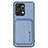 Coque Silicone Gel Motif Cuir Housse Etui avec Magnetique S03D pour Huawei Honor X7a Petit