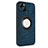 Coque Silicone Gel Motif Cuir Housse Etui avec Magnetique S07D pour Apple iPhone 13 Petit