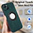 Coque Silicone Gel Motif Cuir Housse Etui avec Magnetique S14D pour Apple iPhone 13 Petit