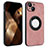 Coque Silicone Gel Motif Cuir Housse Etui avec Magnetique S14D pour Apple iPhone 13 Petit