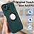 Coque Silicone Gel Motif Cuir Housse Etui avec Magnetique S14D pour Apple iPhone 14 Petit