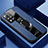Coque Silicone Gel Motif Cuir Housse Etui avec Support Bague Anneau Aimante Magnetique PB1 pour Xiaomi Mi 11i 5G (2022) Bleu
