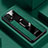 Coque Silicone Gel Motif Cuir Housse Etui avec Support Bague Anneau Aimante Magnetique PB1 pour Xiaomi Redmi 9 Power Vert