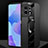 Coque Silicone Gel Motif Cuir Housse Etui avec Support Bague Anneau Aimante Magnetique PB2 pour OnePlus Ace 2 Pro 5G Petit