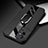 Coque Silicone Gel Motif Cuir Housse Etui avec Support Bague Anneau Aimante Magnetique PB2 pour Vivo iQOO 11 Pro 5G Petit