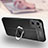 Coque Silicone Gel Motif Cuir Housse Etui avec Support Bague Anneau Aimante Magnetique pour OnePlus Nord CE 2 5G Petit