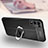 Coque Silicone Gel Motif Cuir Housse Etui avec Support Bague Anneau Aimante Magnetique pour Oppo K9S 5G Petit